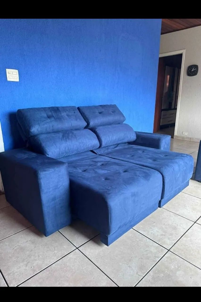 Sofá retrátil e reclinável NOVO DE FABRICA  FRETE GRÁTIS  - Foto 2