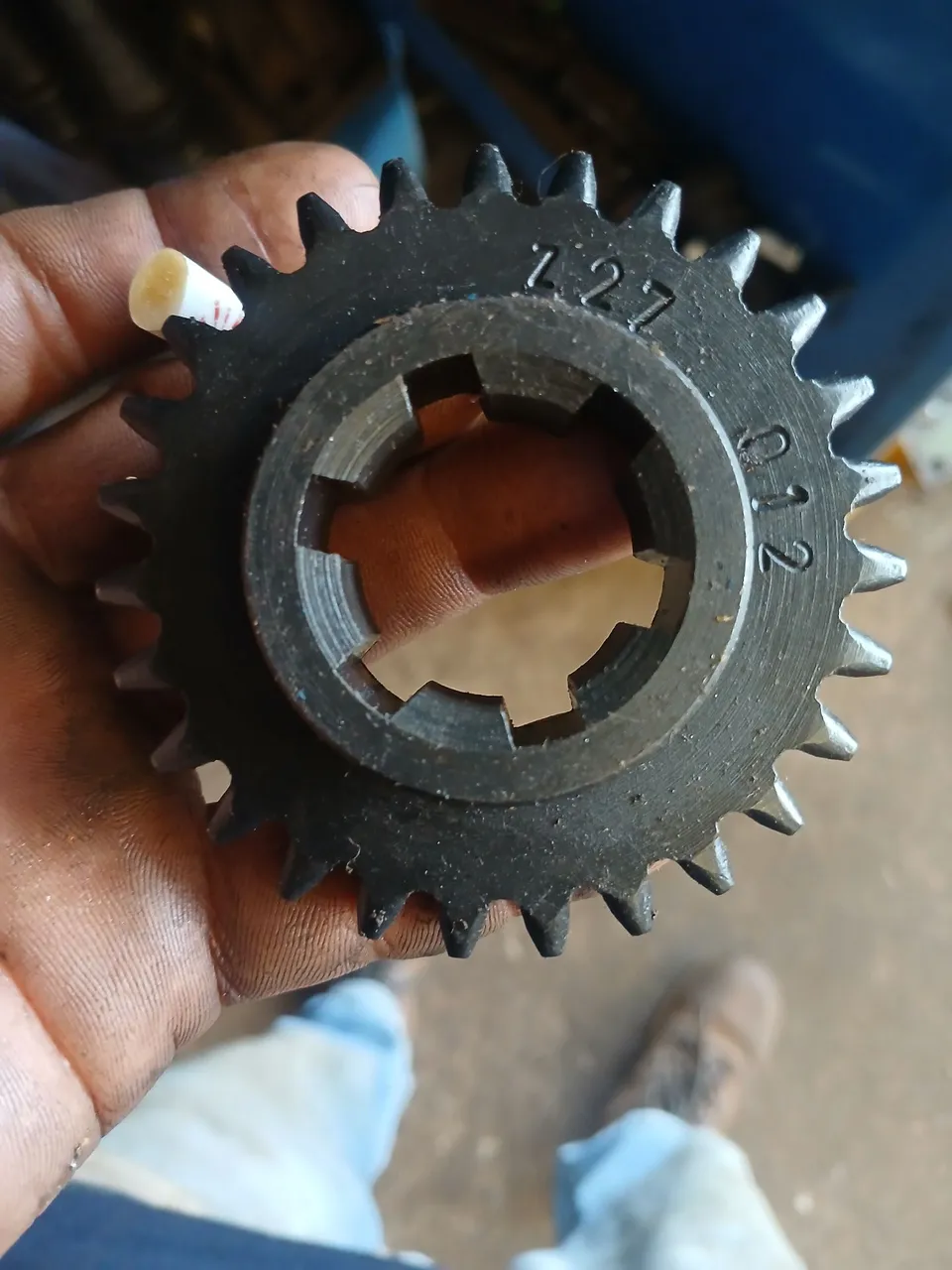 Engrenagem z 27 - Peça para torno nardini
