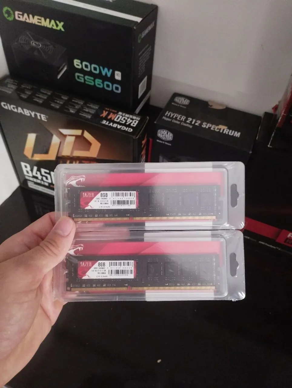 Memória RAM Jazer 2x8GB 16GB DDR3 1600mhz