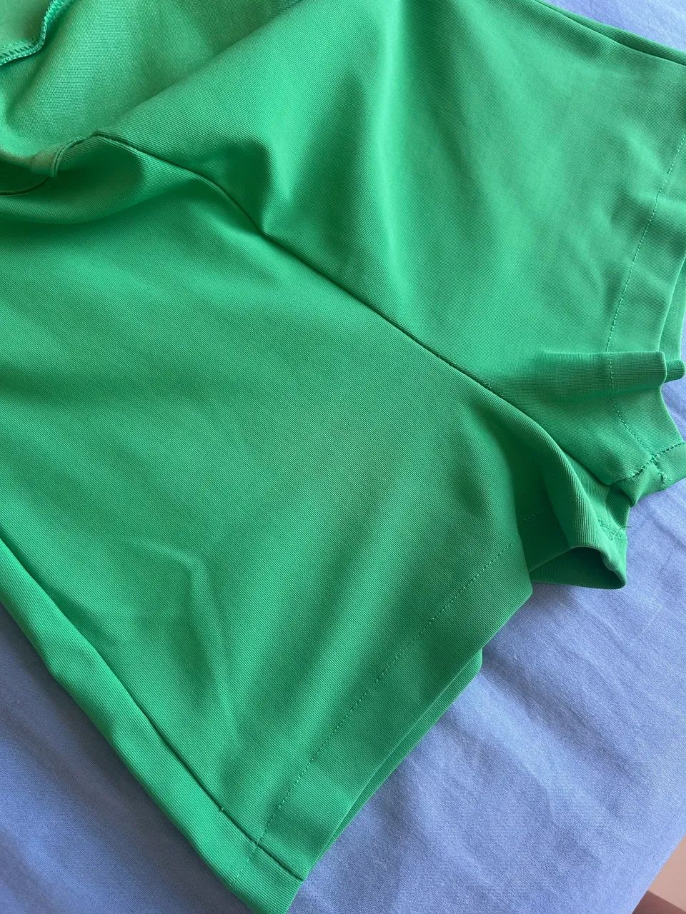 Short Saia Verde Detalhada  - Foto 4