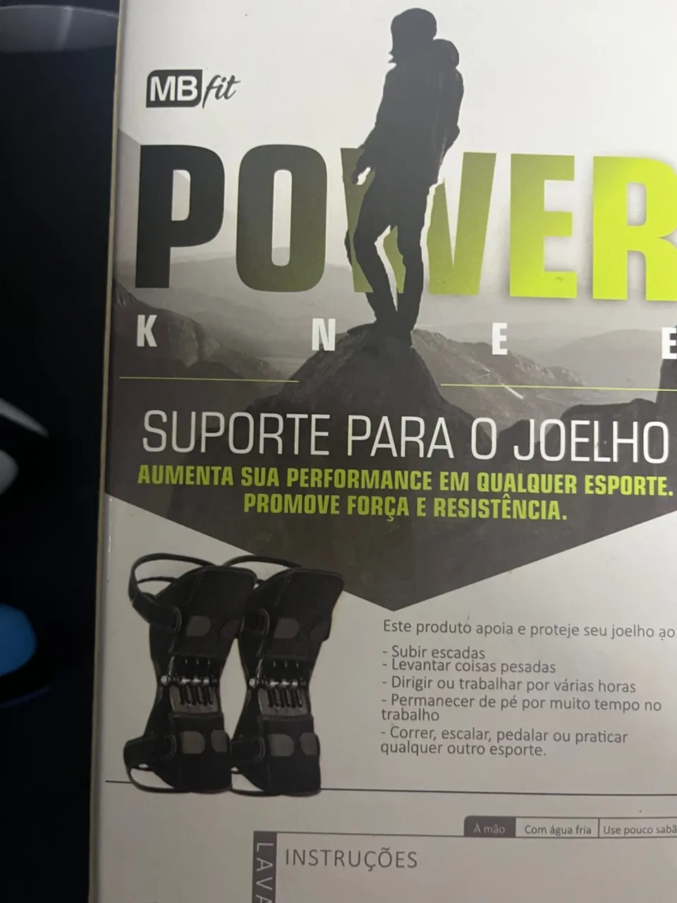 Suporte para Joelho Power Knee - Mais força e resistência