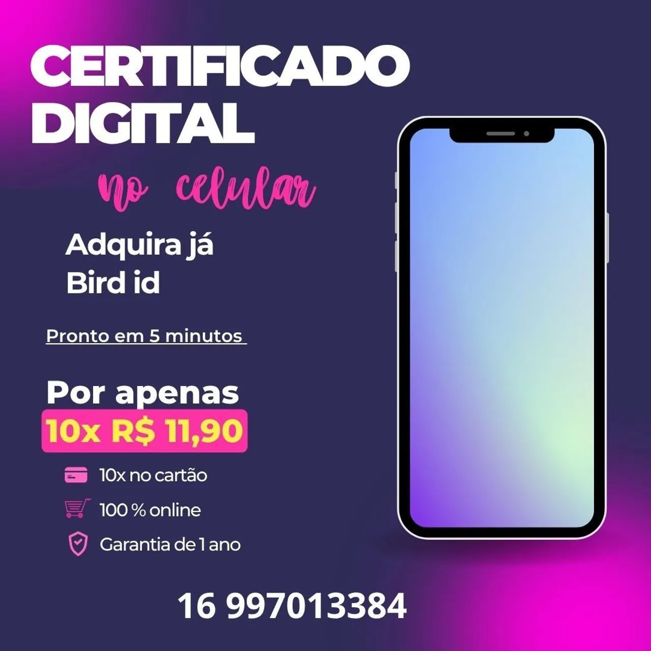 CERTIFICADO DIGITAL NO CELULAR 
