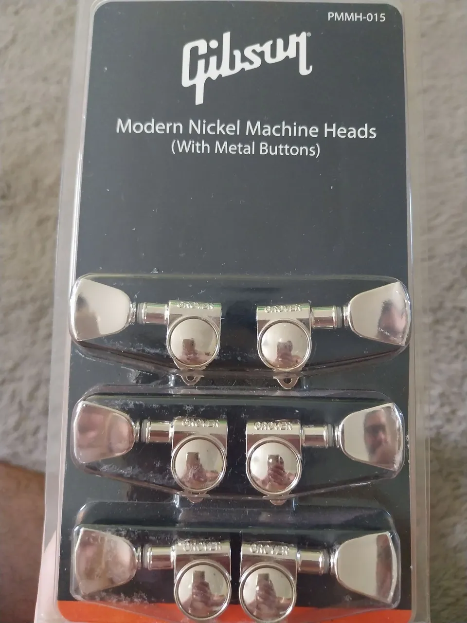 Tarraxas ,Maçanetas de afinação Gibson Modern Nickel