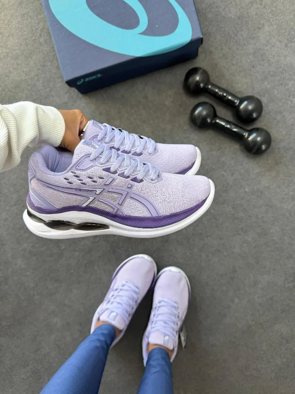 Asics gel Tiranno Lilás Qualidade, conforto e estilo!