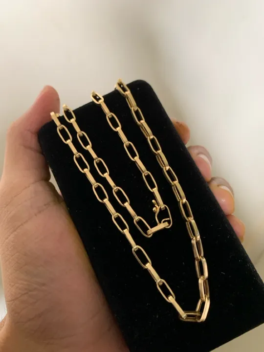 Cordão de Ouro 18k - 535 na grama