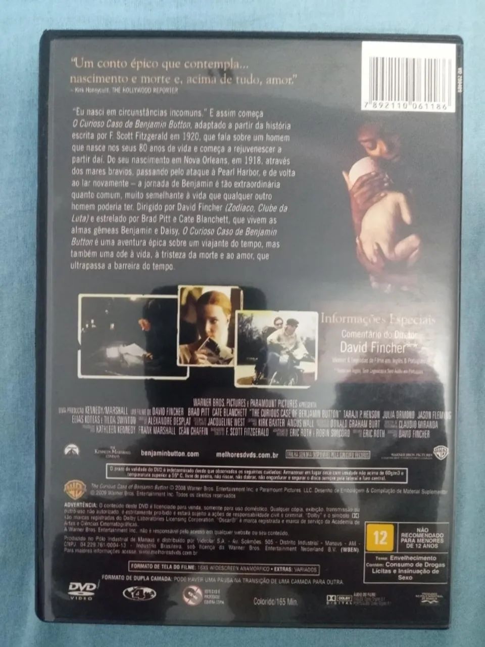 dvd O Curioso Caso de Benjamin Button - Foto 2