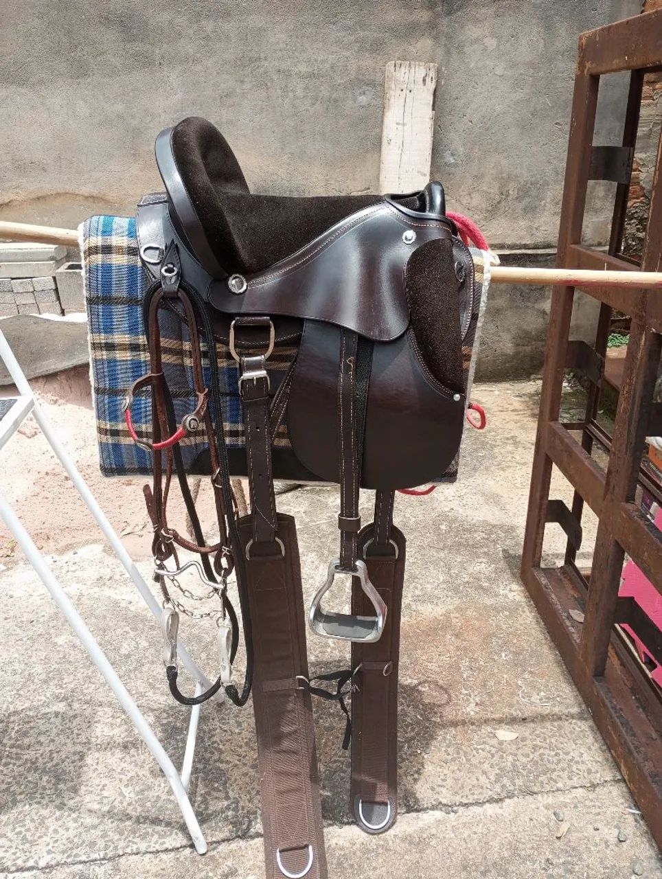 Sela de Montaria Couro Legítimo - Foto 3