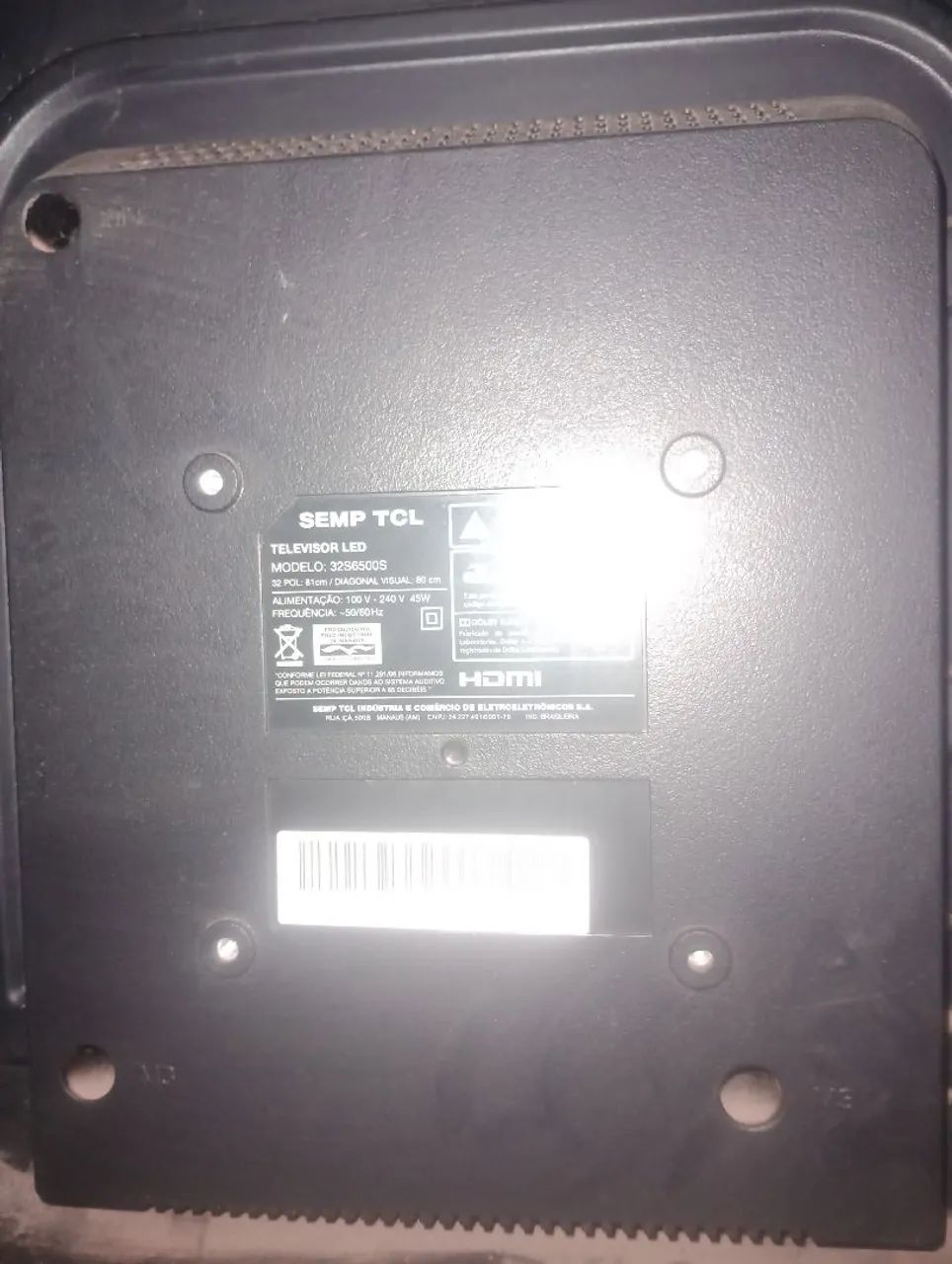 TV LED Semp TCL 32 polegadas - 32S6500S - Foto 5