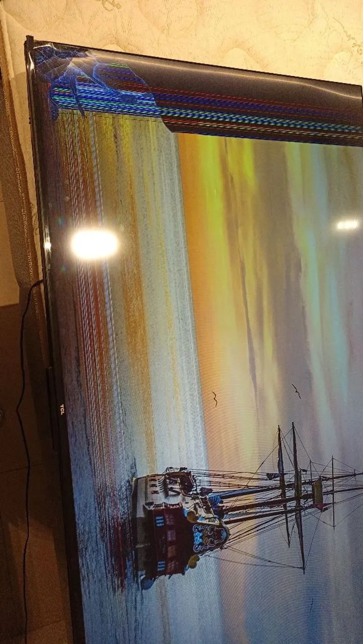 Tv TCL 55 polegadas semi nova