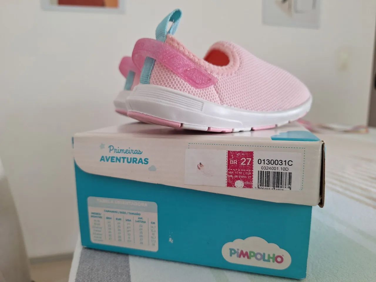 Tênis Infantil Rosa para menina - Foto 3