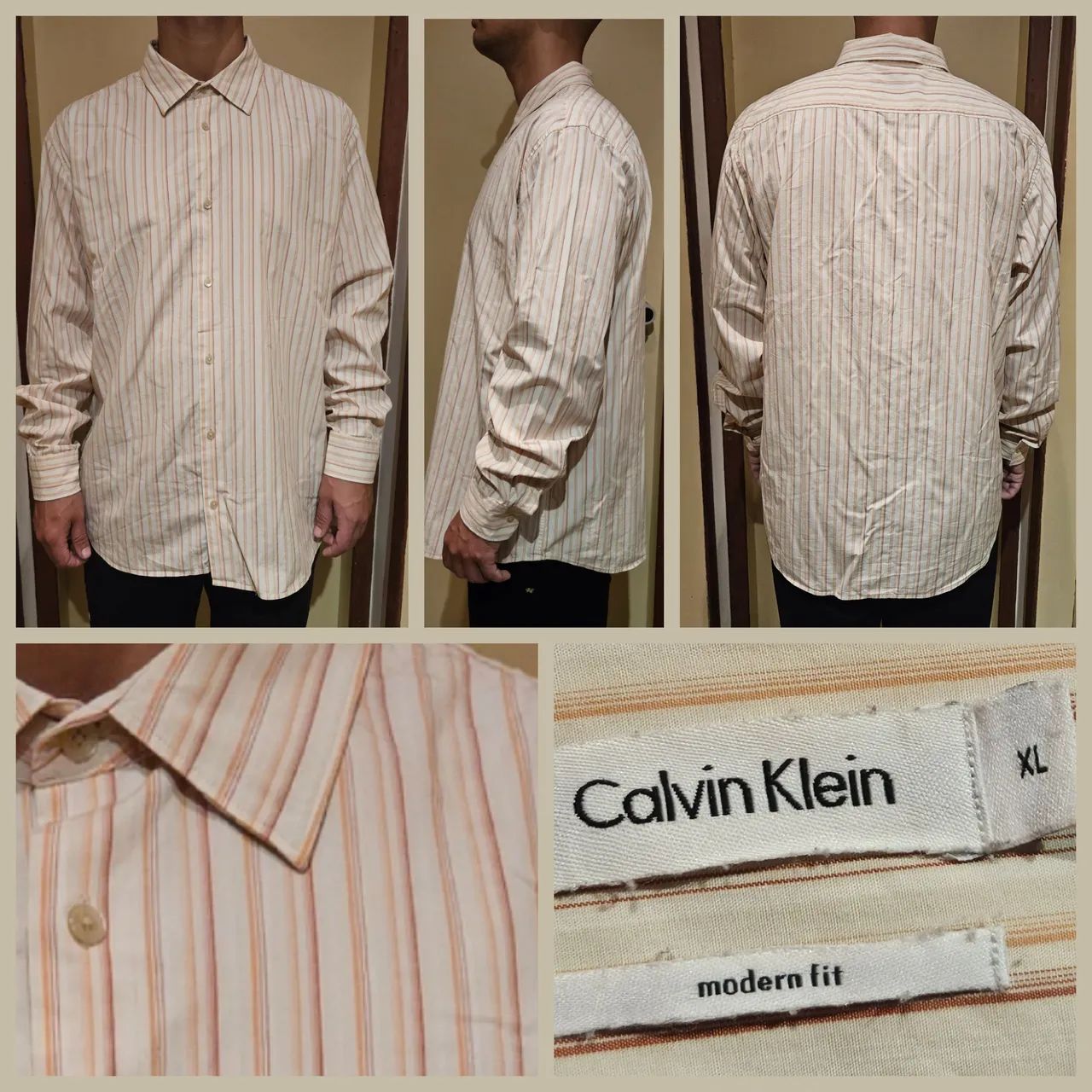 Camisa Calvin Klein Modern Fit XL