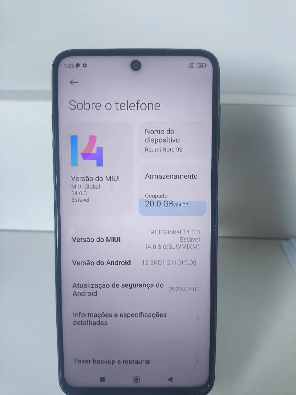 Xiaomi Redmi Note 9S