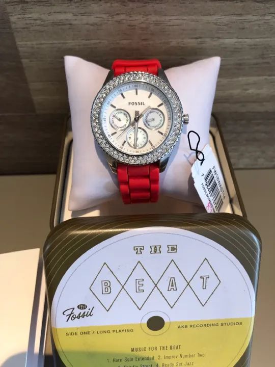 Relógio Fossil Feminino com Strass - Foto 2