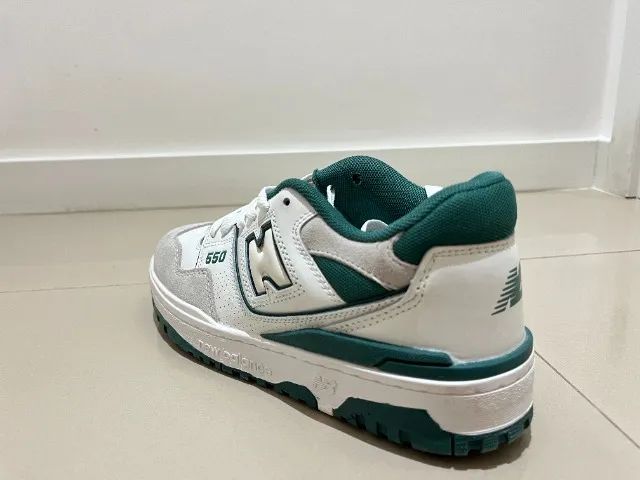 Tênis New Balance 550 Branco/Verde - Foto 3