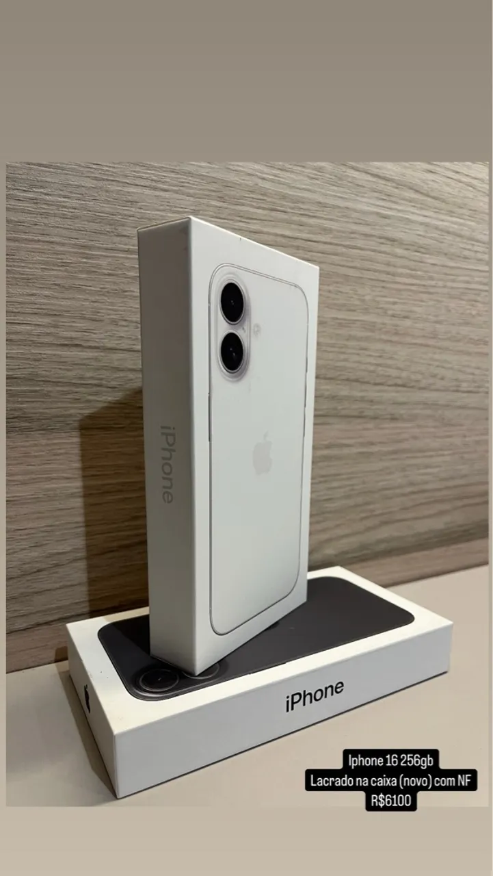 Iphone 16 256gb Novo Lacrado