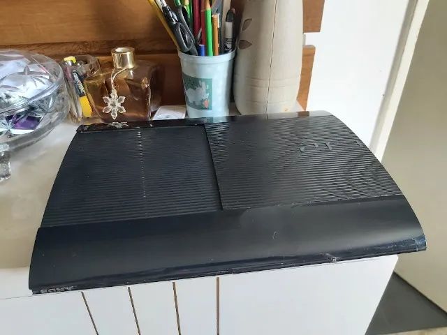 PS3 Super Slim 320GB desbloqueado cheio de jogos!  - Foto 3