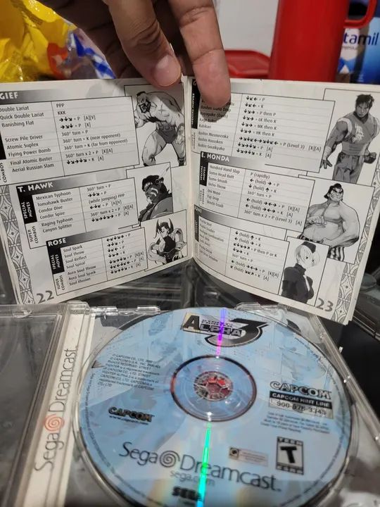 Dreamcast Street Fighter Alpha 3 Impecável  - Foto 3