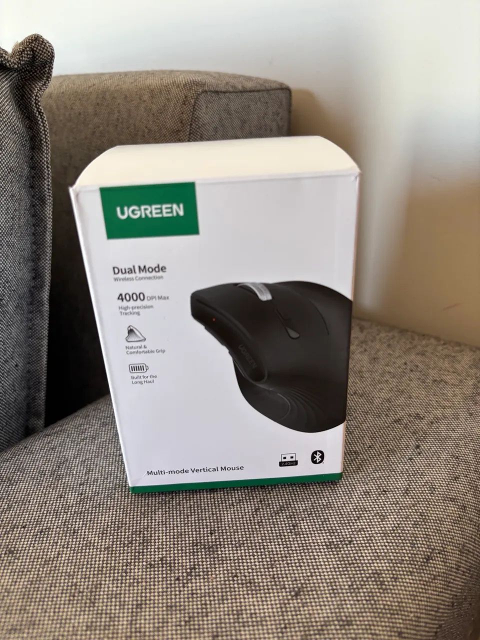 Mouse Vertical UGREEN Ergonômico 4000DPI - Novo - Foto 3