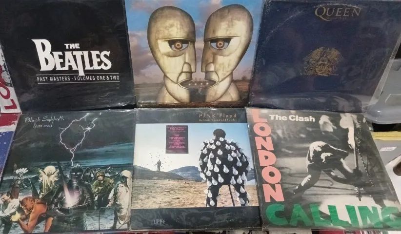 DISCOS PINK FLOYD,BEATLES...LOTE COM 6  - 1500