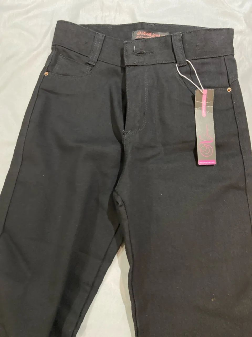 Calça wide leg preta infantil  - Foto 3