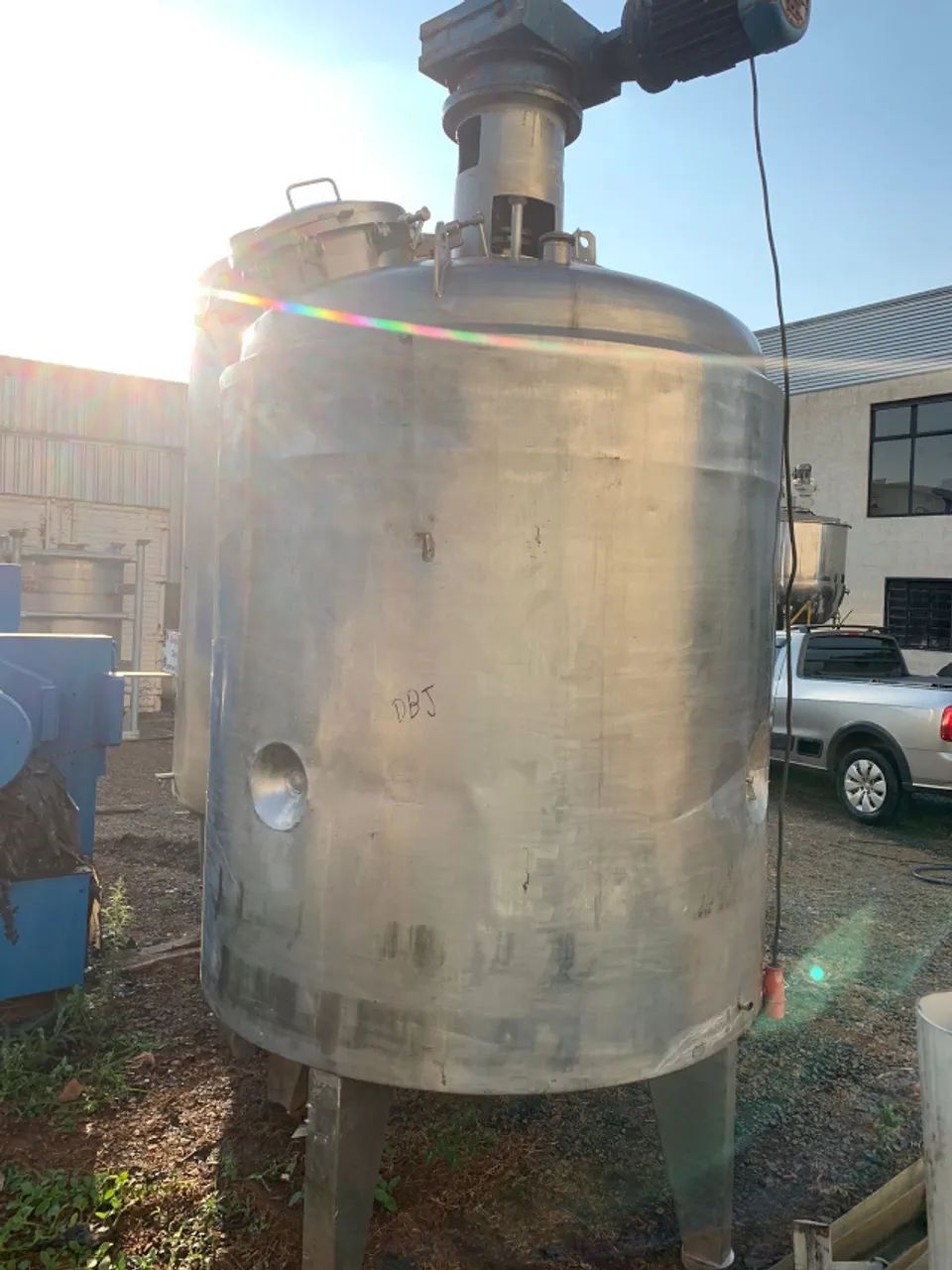 Tanque Reator em Aço Inox 2m³  - Foto 2