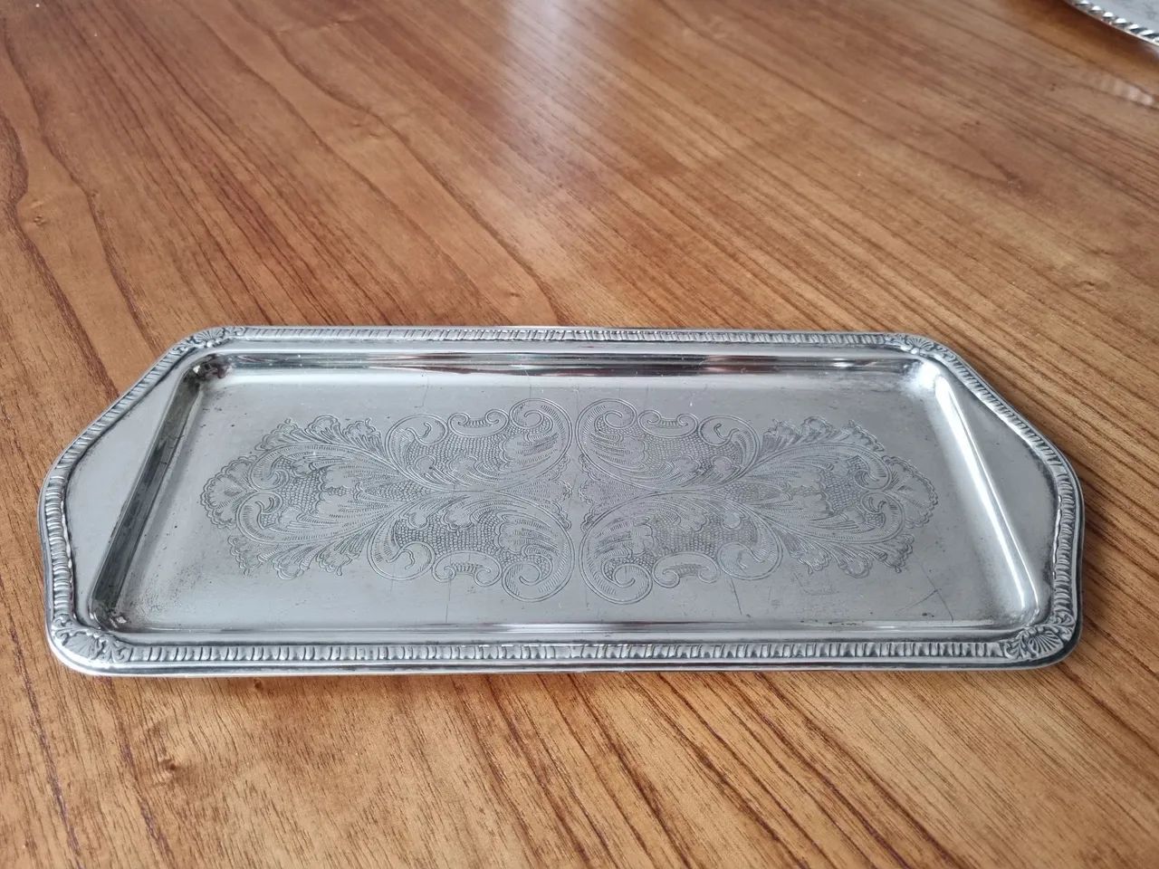 Bandeja de servir em prata - Foto 2