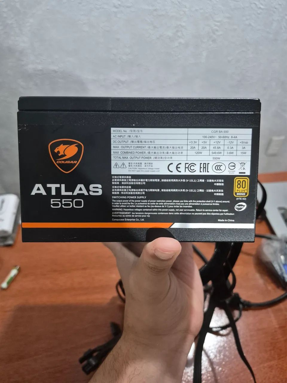 Fonte Atlas ATX 550W funcionando normalmente - Foto 5