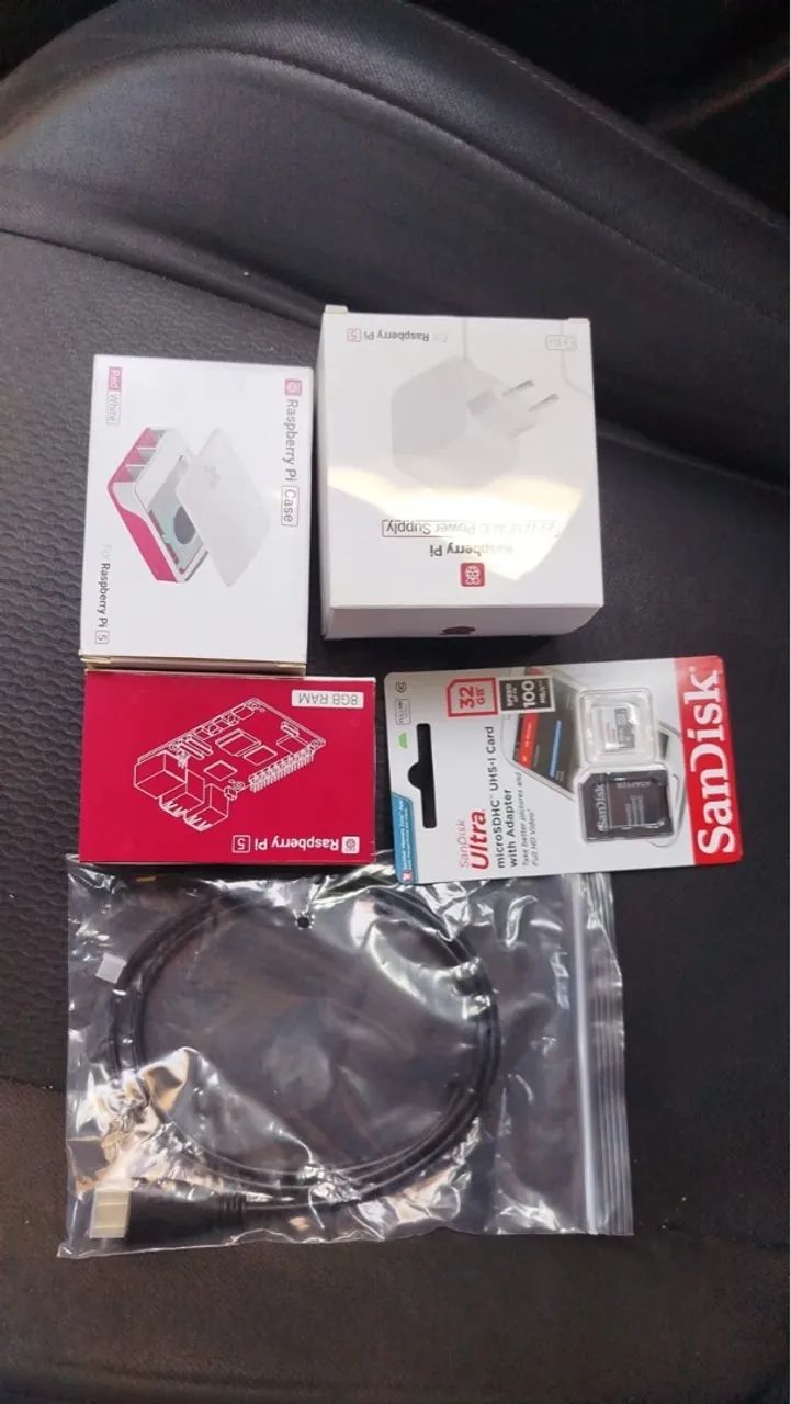Raspberry Pi 5 8gb Ram Kit Completo Original + nota Fiscal - Foto 2