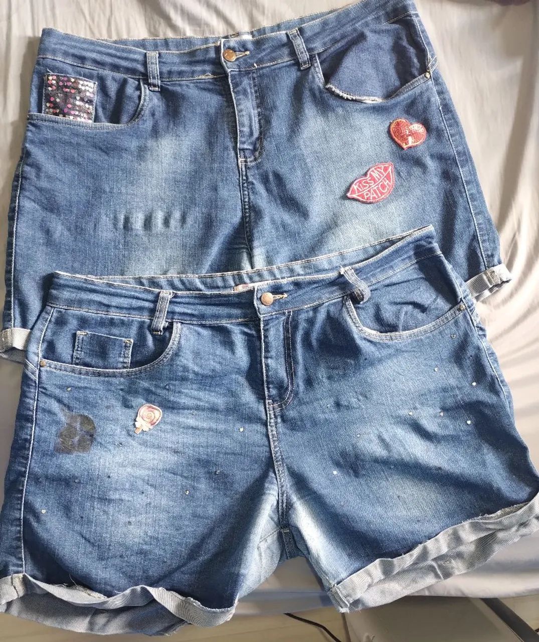 02 shorts usados tamanho 50