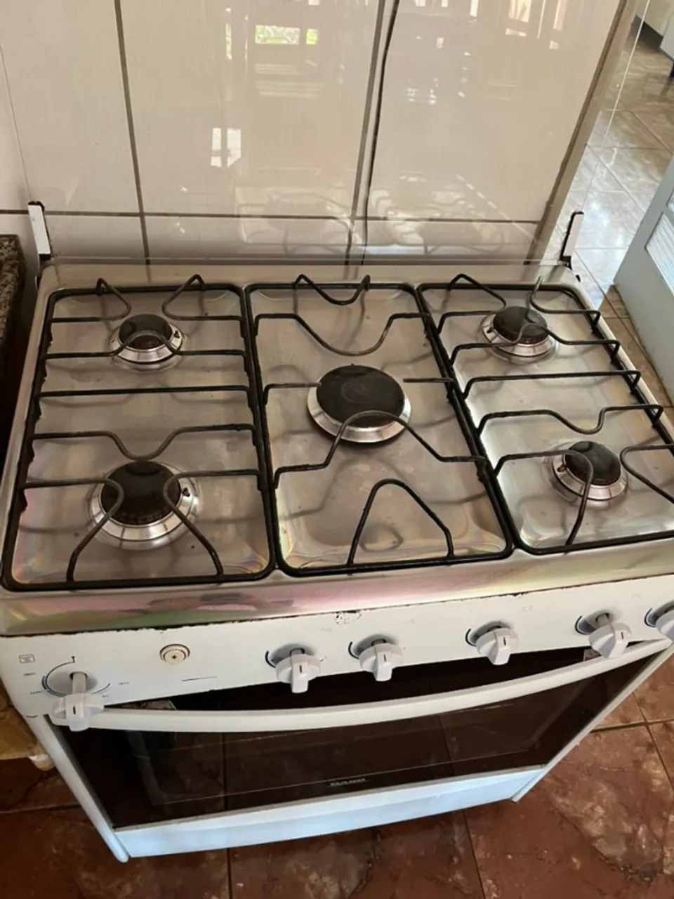 Fogão 5 bocas Dako com acendimento automático - Branco