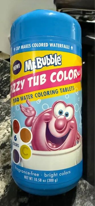 150 pastilhas coloridas para banho sem cheiro Importado 