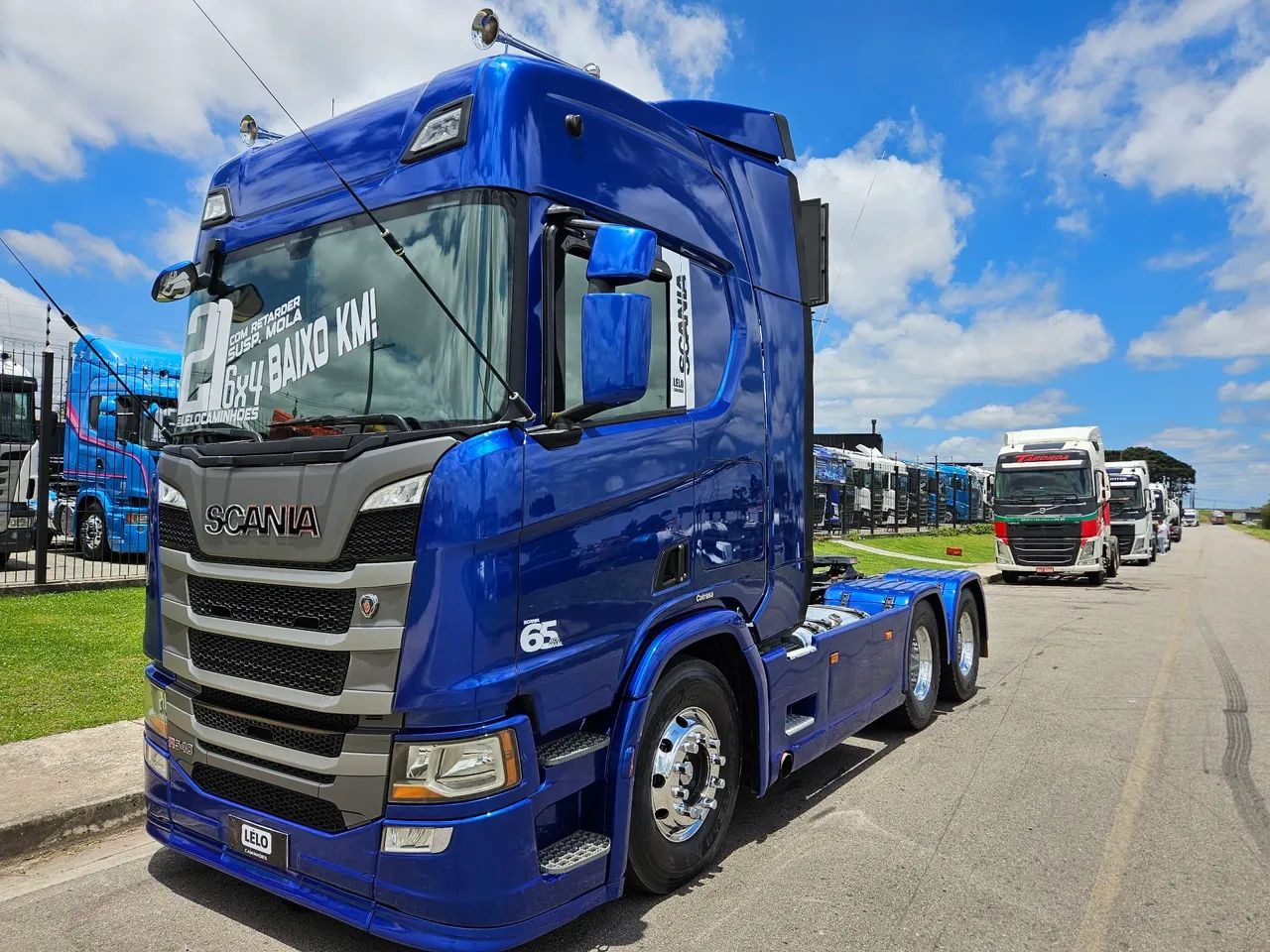 Scania R540 6x4 Bug Leve mola Teto Alto automático RETARDER Farol de teto e grade  - Foto 3