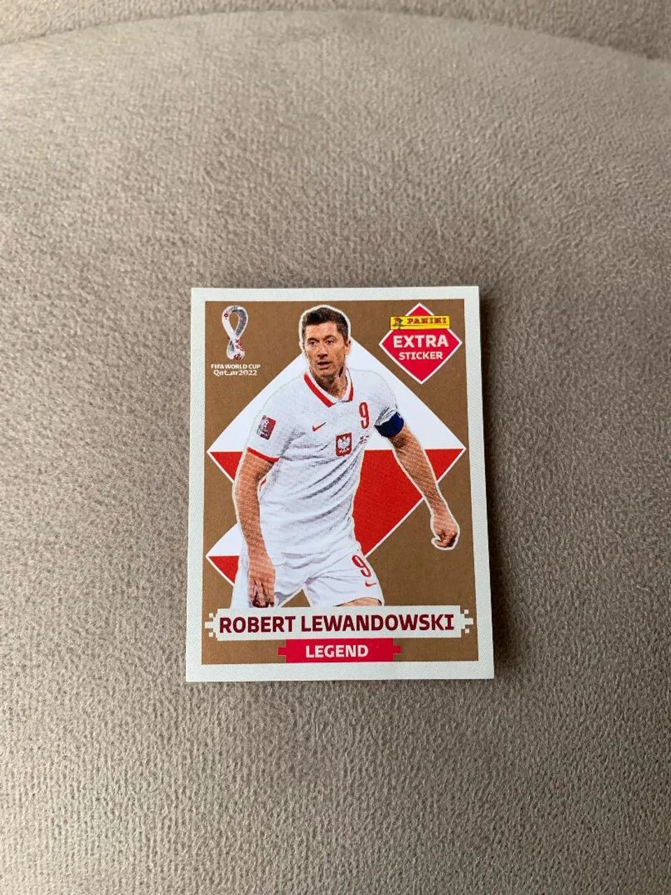 Figurinha Robert Lewandowski e outras Panini - Copa do Mundo 2022 original 