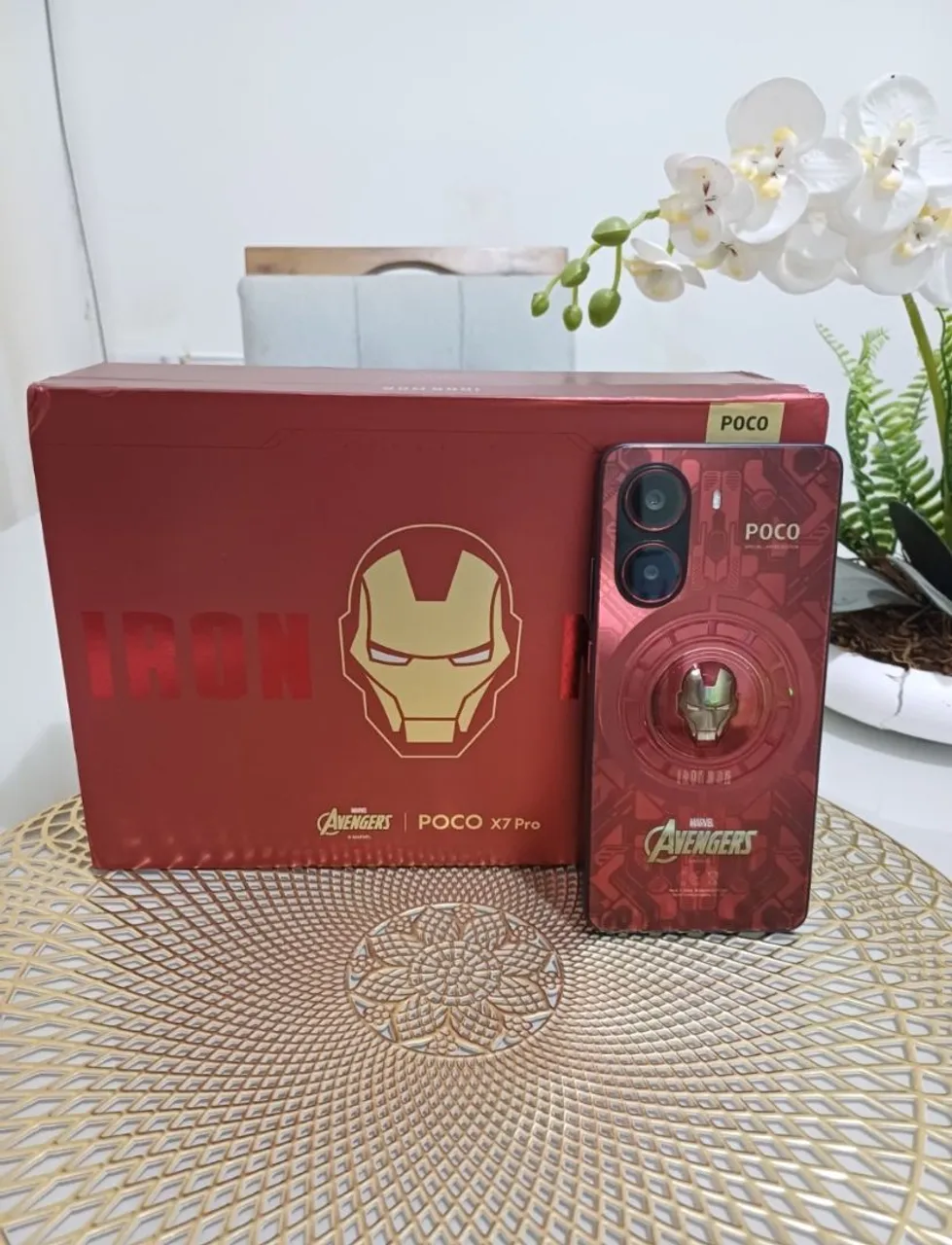 Poco X7 Pro Versão Iron Man -EXCLUSIVO - Edição Limitada!