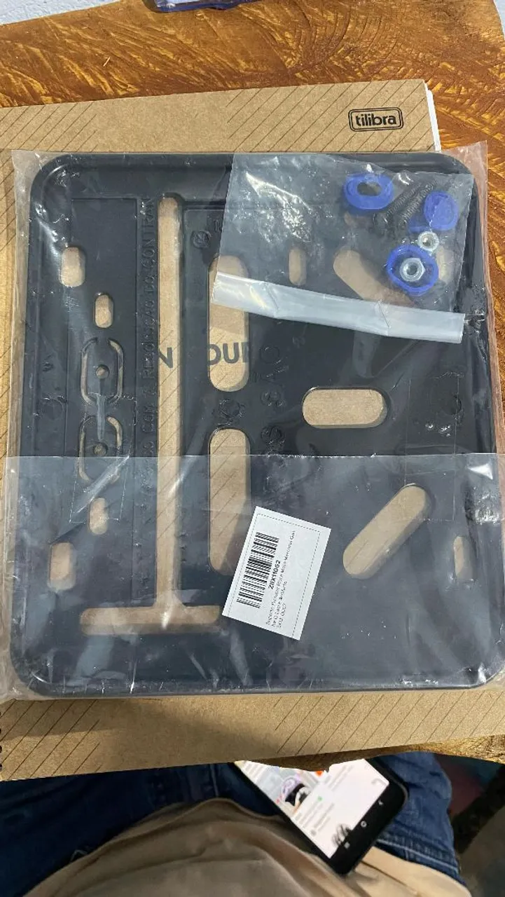 Suporte para Placa de Moto - Novo