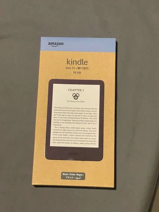 Novo Kindle preto 16gb lacrado
