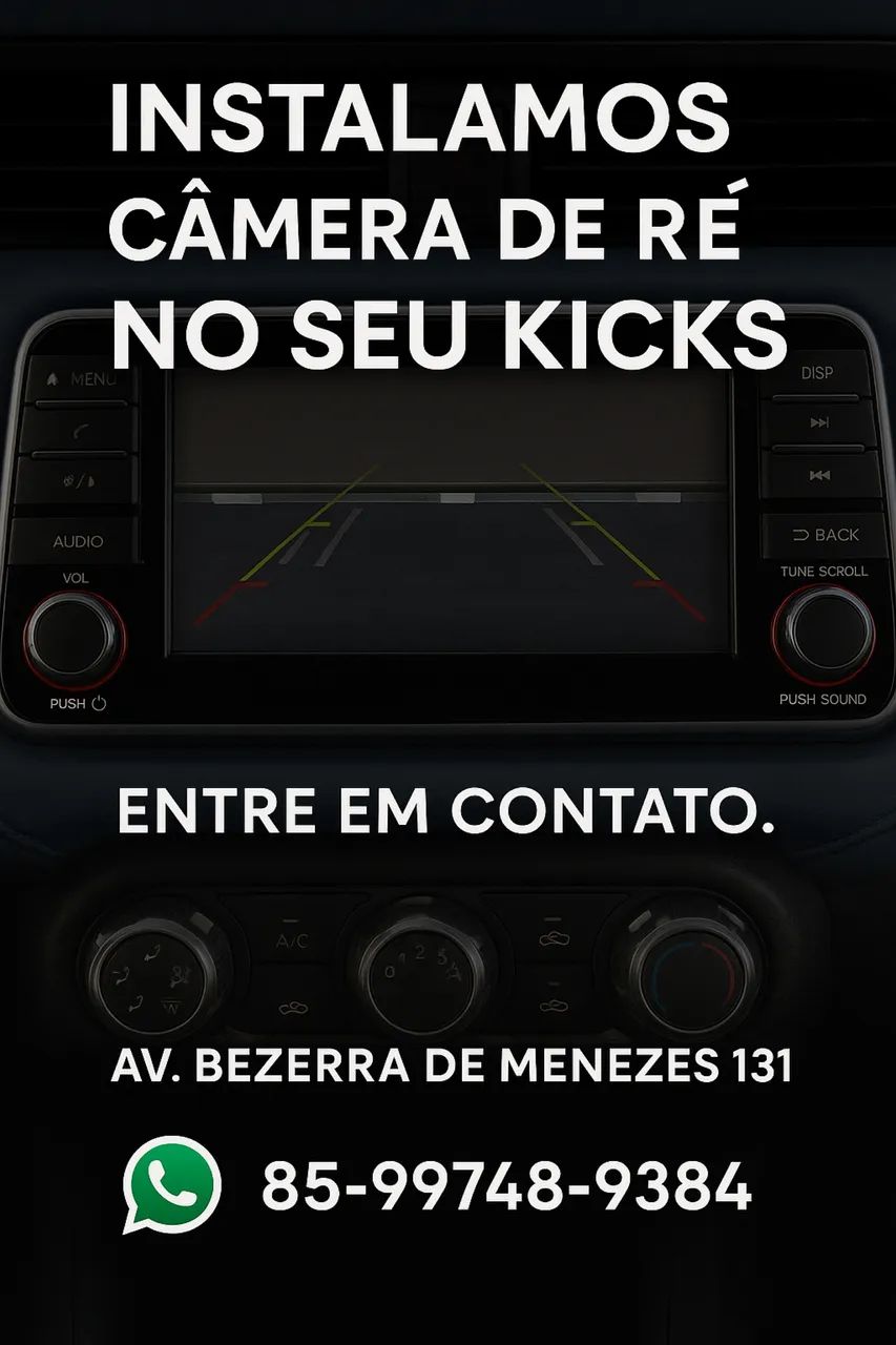 Câmera de Ré para o Kicks