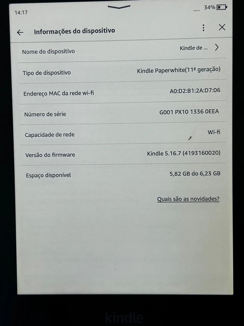 Kindle Paperwhite - 11 geração  - Foto 2