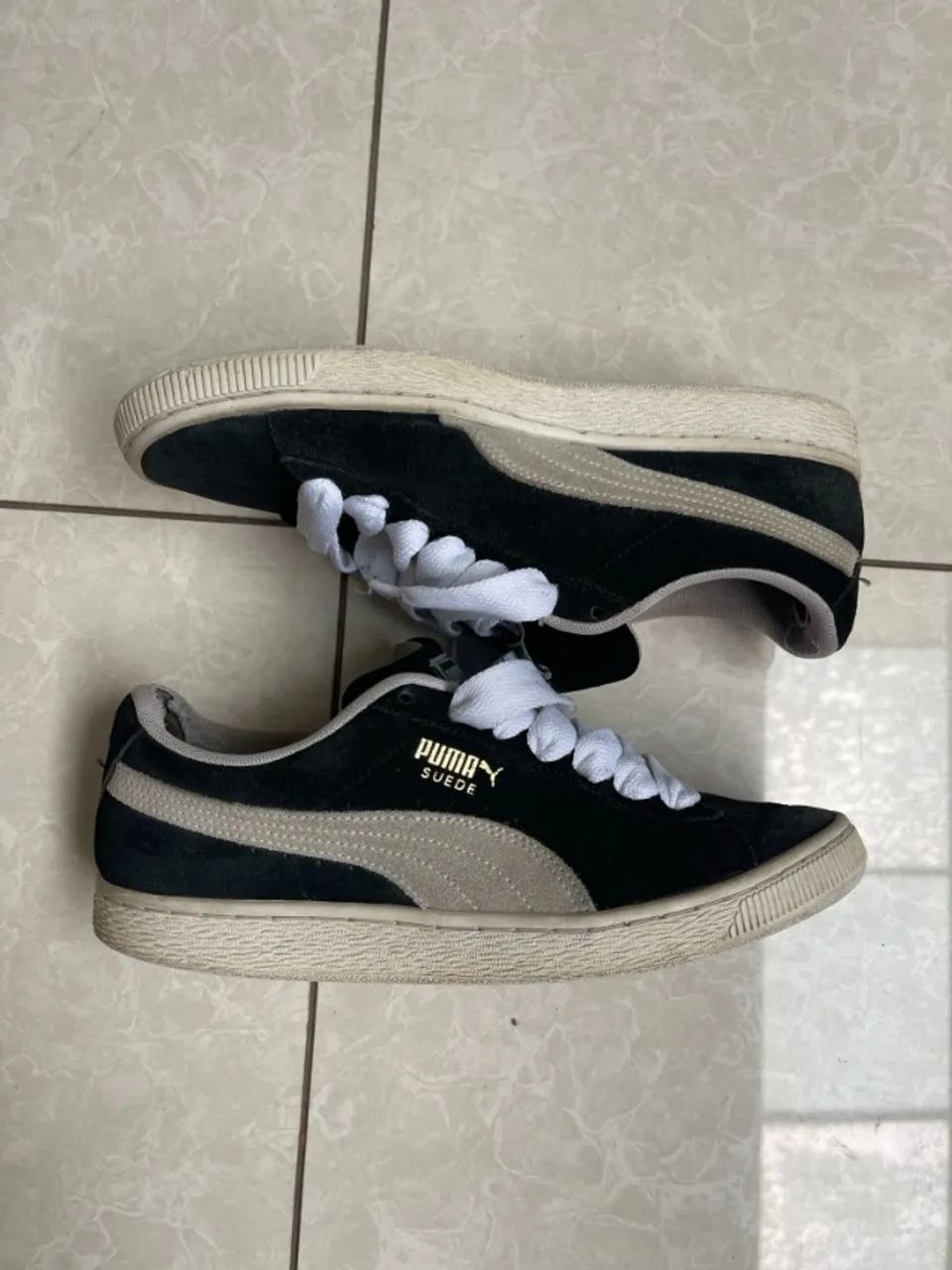 Puma Suede Classic Black White - Foto 4