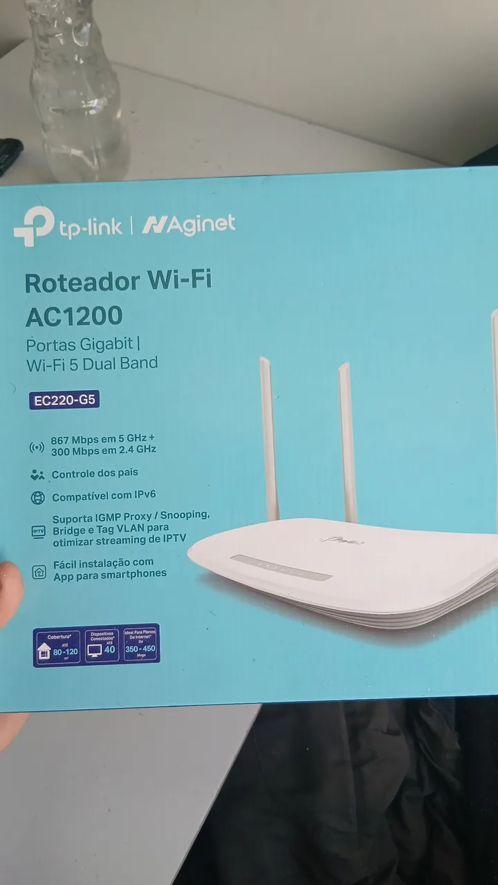 Roteador Wi-Fi TP-Link AC1200 Dual Band EC220-G5