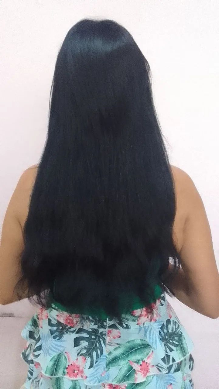 Aplique tic tac Cabelo humano  - Perfeito para alongamento