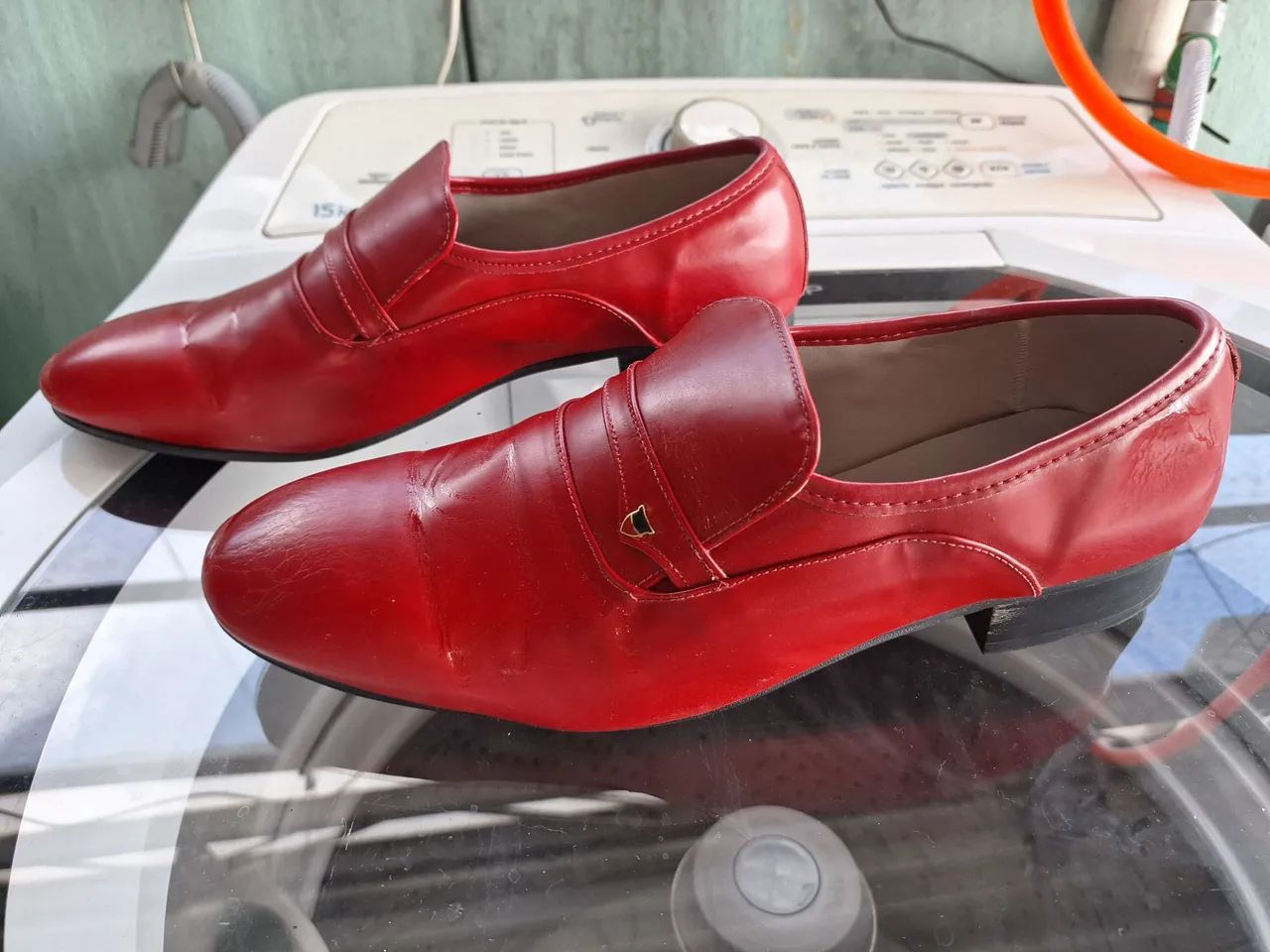 Sapato Social Vermelho no. 43 - Foto 3