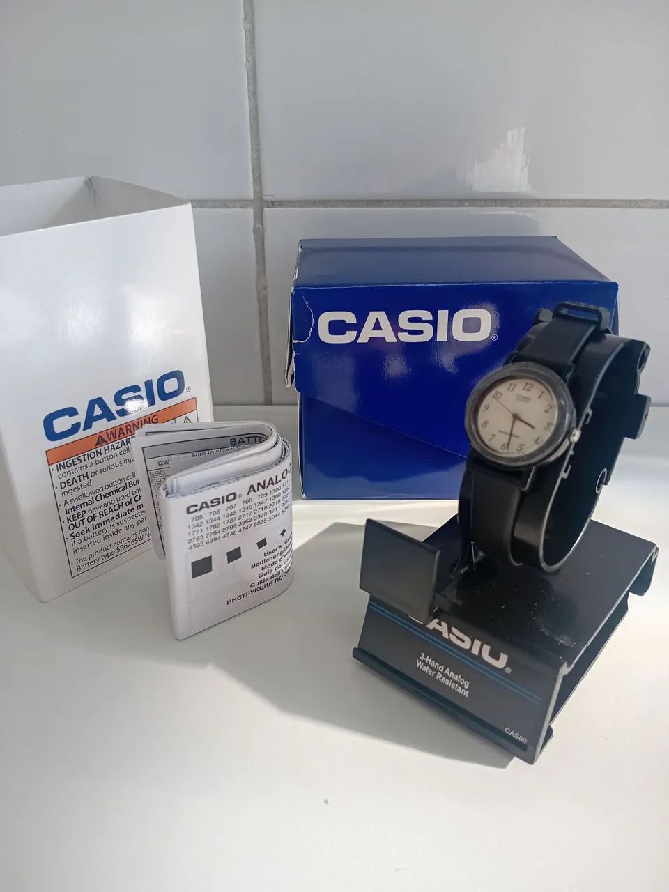 Relógio Novo Casio Clássico Feminino Preto