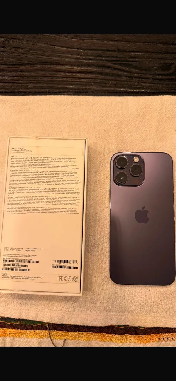 iPhone 14 Pro Max roxo 256