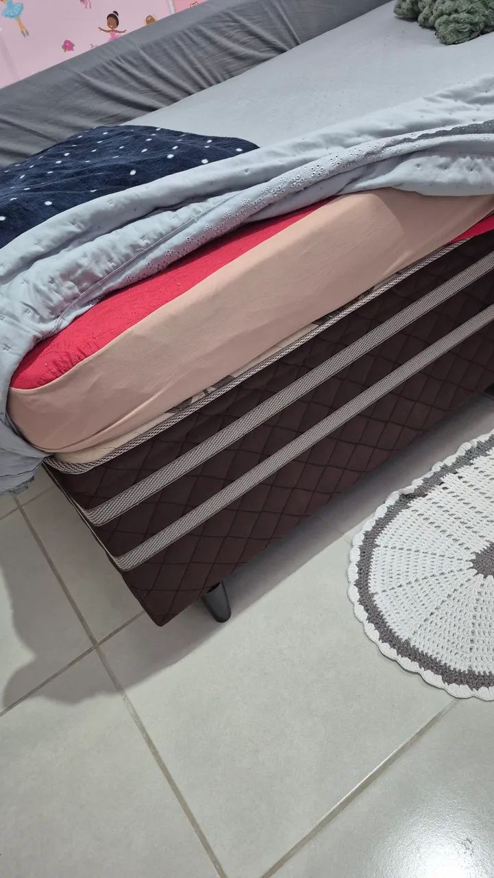 Cama box solteiro com colchão  - Foto 3