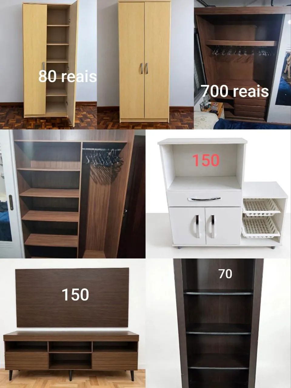 Vendo móveis usados