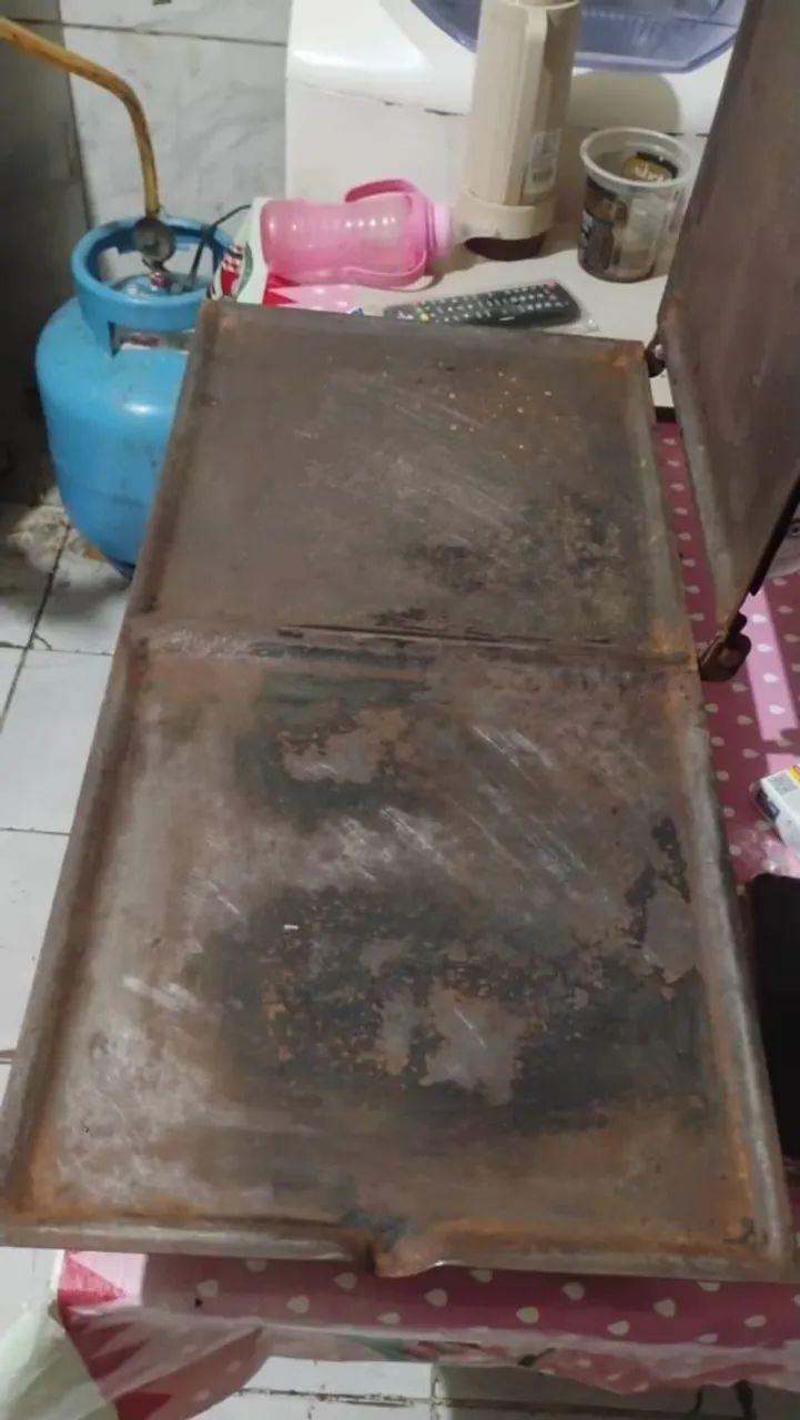 Chapa de sanduíche, usada 