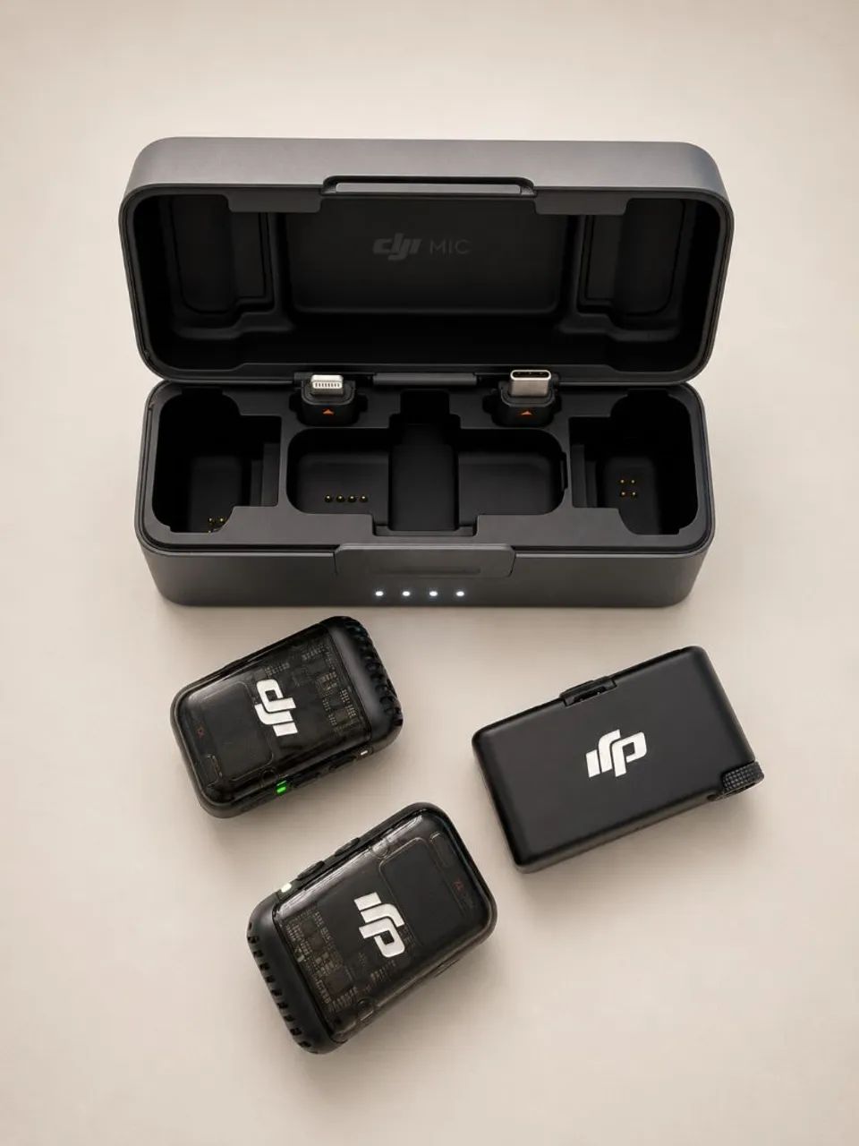 DJI Mic 2 - Kit completo de áudio profissional - Microfones e