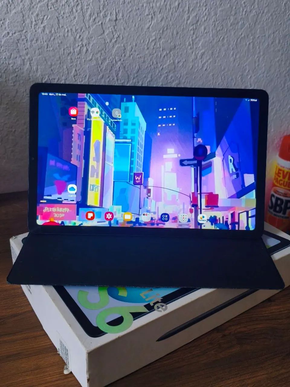 Tab S6 lite 128 GB + Capa + Teclado.