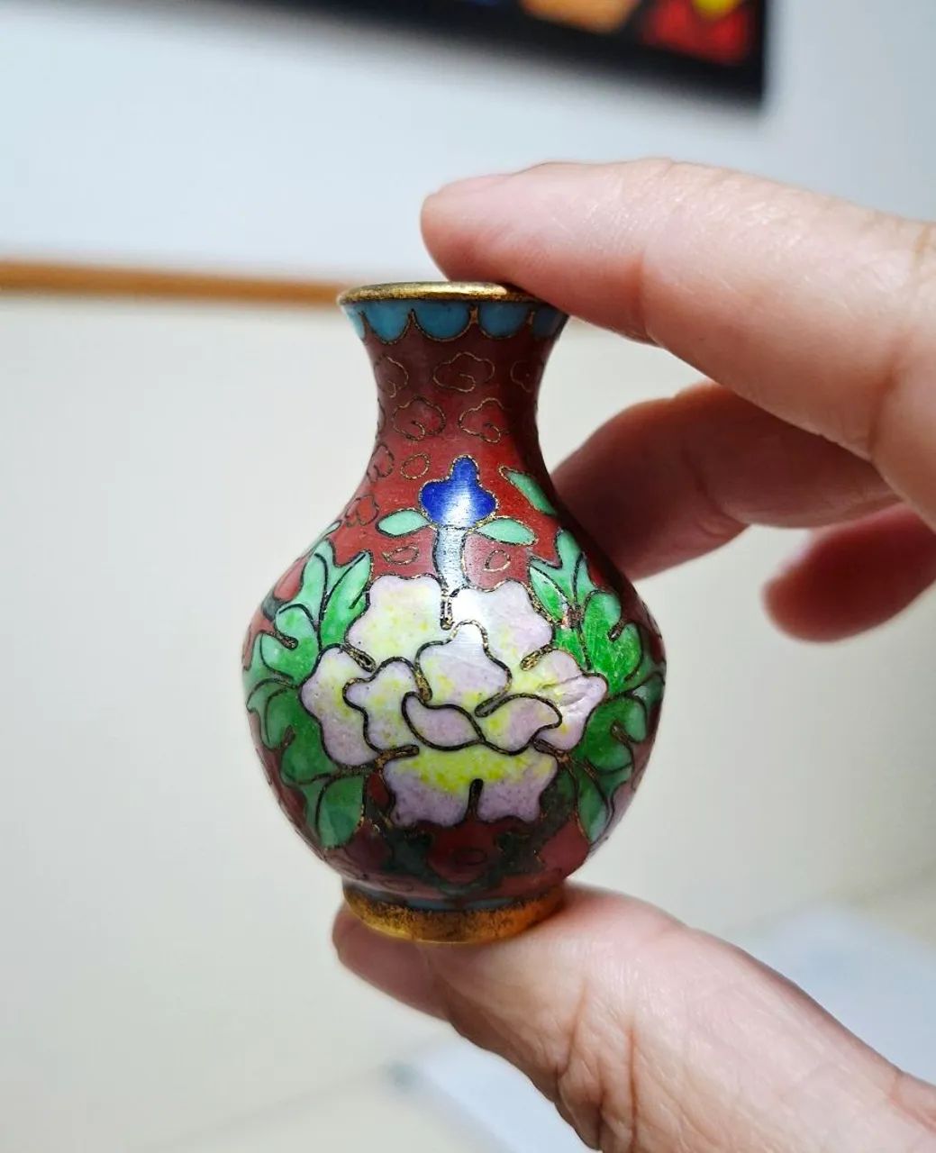 Vaso cloisonne 